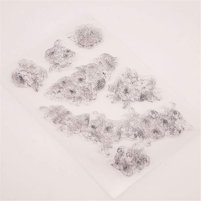 arriettycraft DIY Beautiful Flowers Leaves Clear Stamps for Card Making and Journaling, Floral Transparent Silicone Stamps for Albums Journals Scrapbooking Paper Crafts Decoration-A1510 - Image 4